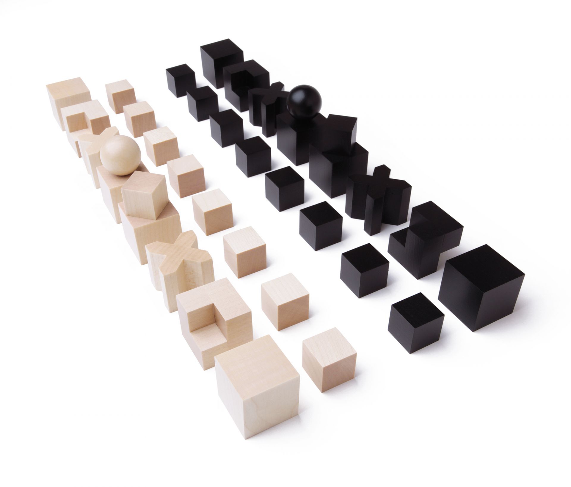 Bauhaus chess pieces Naef Spiele AG